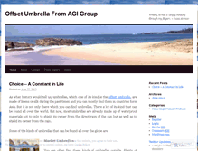 Tablet Screenshot of iloveumbrella.wordpress.com
