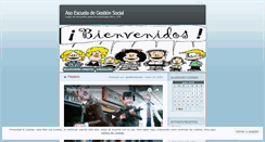 Desktop Screenshot of gestionsocial.wordpress.com