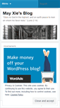 Mobile Screenshot of mayxie.wordpress.com