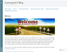 Tablet Screenshot of leasexpert.wordpress.com