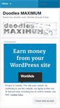 Mobile Screenshot of doodlemax.wordpress.com