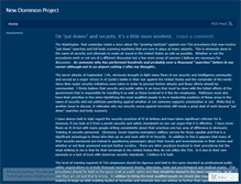 Tablet Screenshot of newdominionproject.wordpress.com
