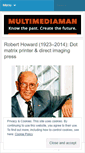 Mobile Screenshot of multimediaman.wordpress.com