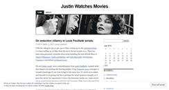 Desktop Screenshot of justinwatchesmovies.wordpress.com