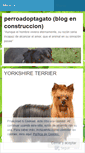 Mobile Screenshot of perroadoptagato.wordpress.com