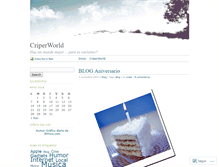 Tablet Screenshot of criperworld.wordpress.com