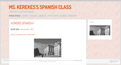 Desktop Screenshot of mskerekes.wordpress.com
