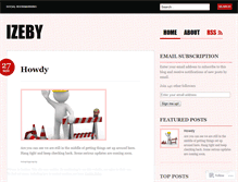 Tablet Screenshot of izeby.wordpress.com