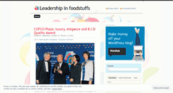 Desktop Screenshot of leadershipfoodstuffs.wordpress.com