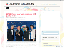 Tablet Screenshot of leadershipfoodstuffs.wordpress.com