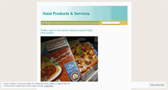 Desktop Screenshot of halal.wordpress.com