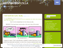 Tablet Screenshot of milosmommyzilla.wordpress.com