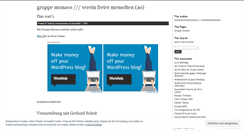 Desktop Screenshot of monacoverein.wordpress.com