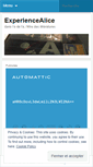 Mobile Screenshot of experiencealice.wordpress.com