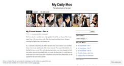 Desktop Screenshot of mydailymoo.wordpress.com