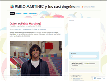 Tablet Screenshot of pablomartinezcasiangeles.wordpress.com