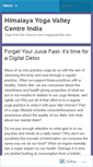 Mobile Screenshot of himalayayogavalley.wordpress.com