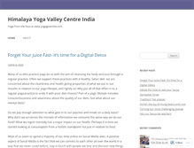 Tablet Screenshot of himalayayogavalley.wordpress.com