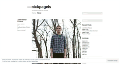 Desktop Screenshot of nickpagels.wordpress.com