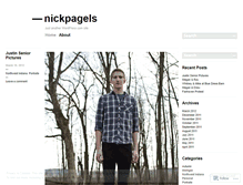 Tablet Screenshot of nickpagels.wordpress.com