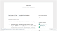 Desktop Screenshot of masmoe.wordpress.com