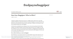 Desktop Screenshot of fredpaynebagpiper.wordpress.com