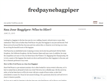 Tablet Screenshot of fredpaynebagpiper.wordpress.com