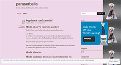 Desktop Screenshot of paraserbella.wordpress.com