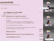 Tablet Screenshot of paraserbella.wordpress.com