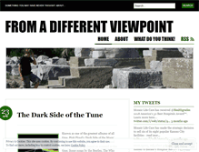 Tablet Screenshot of fromadifferentviewpoint.wordpress.com