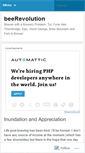 Mobile Screenshot of beerevolution.wordpress.com