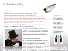 Tablet Screenshot of pantheos.wordpress.com