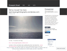 Tablet Screenshot of pineapplebread.wordpress.com