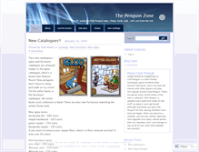 Tablet Screenshot of penguinzone.wordpress.com
