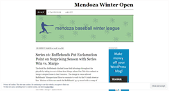 Desktop Screenshot of mendozawo.wordpress.com