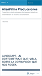 Mobile Screenshot of alienfilms.wordpress.com