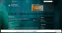 Desktop Screenshot of dizclusters.wordpress.com