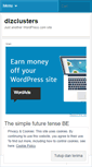Mobile Screenshot of dizclusters.wordpress.com