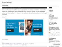 Tablet Screenshot of prinzdani.wordpress.com