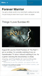 Mobile Screenshot of foreverwarrior.wordpress.com