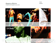 Tablet Screenshot of diasporacollective.wordpress.com