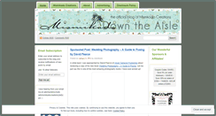 Desktop Screenshot of mismikadodowntheaisle.wordpress.com