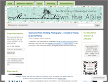 Tablet Screenshot of mismikadodowntheaisle.wordpress.com