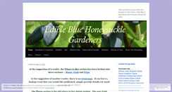 Desktop Screenshot of ediblebluehoneysuckle.wordpress.com