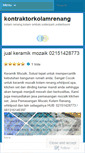 Mobile Screenshot of kolamrenangonline.wordpress.com