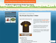 Tablet Screenshot of cheapfunnyshirts.wordpress.com