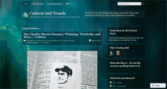 Desktop Screenshot of cadaverandtreacle.wordpress.com