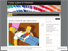 Tablet Screenshot of flooop.wordpress.com