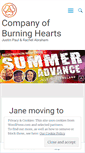 Mobile Screenshot of companyofburninghearts.wordpress.com