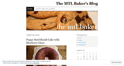 Desktop Screenshot of mtlbaker.wordpress.com